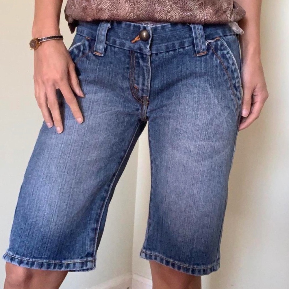Levi's Women’s Shorts Medium Wash 504 Slouch